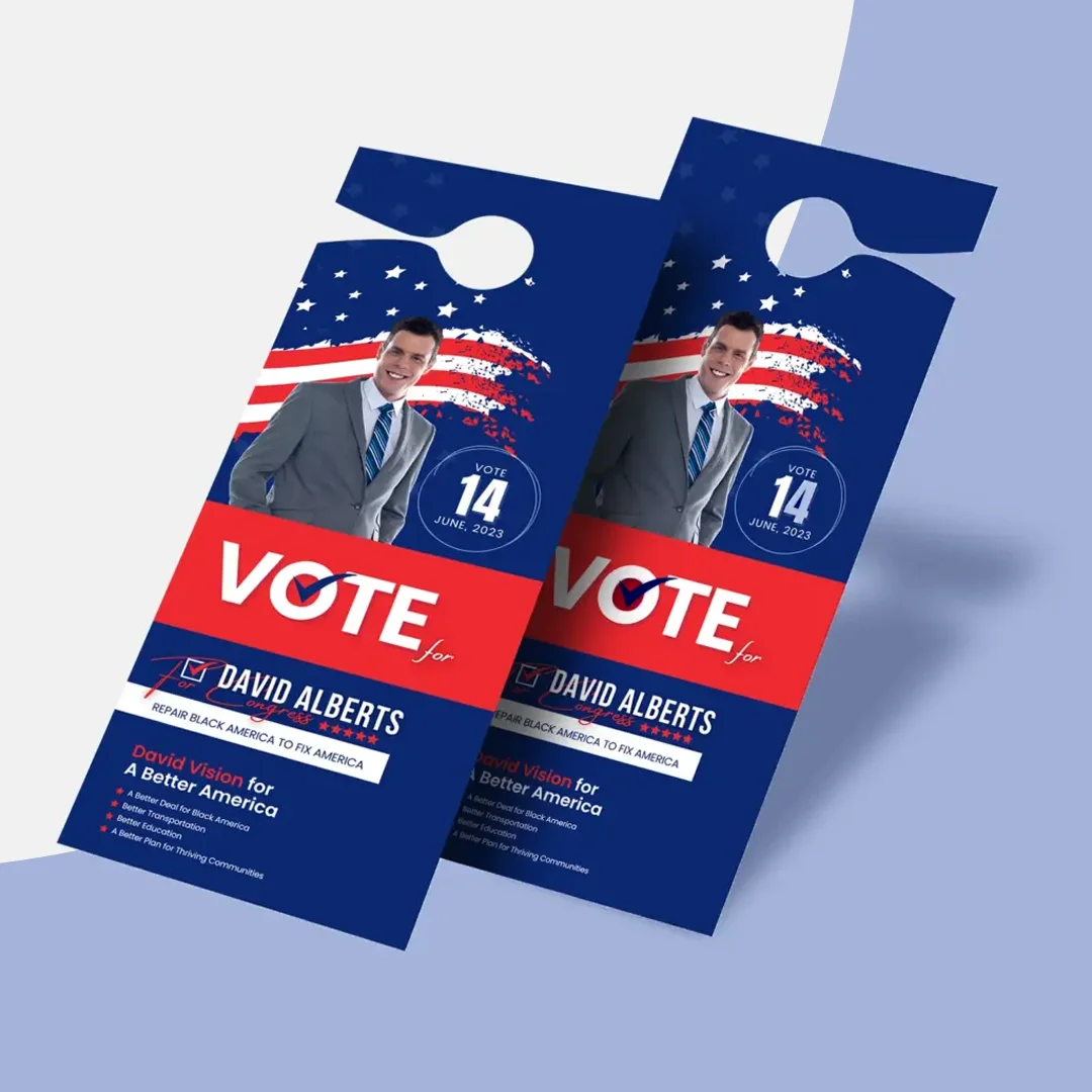 Custom Political Door Hangers