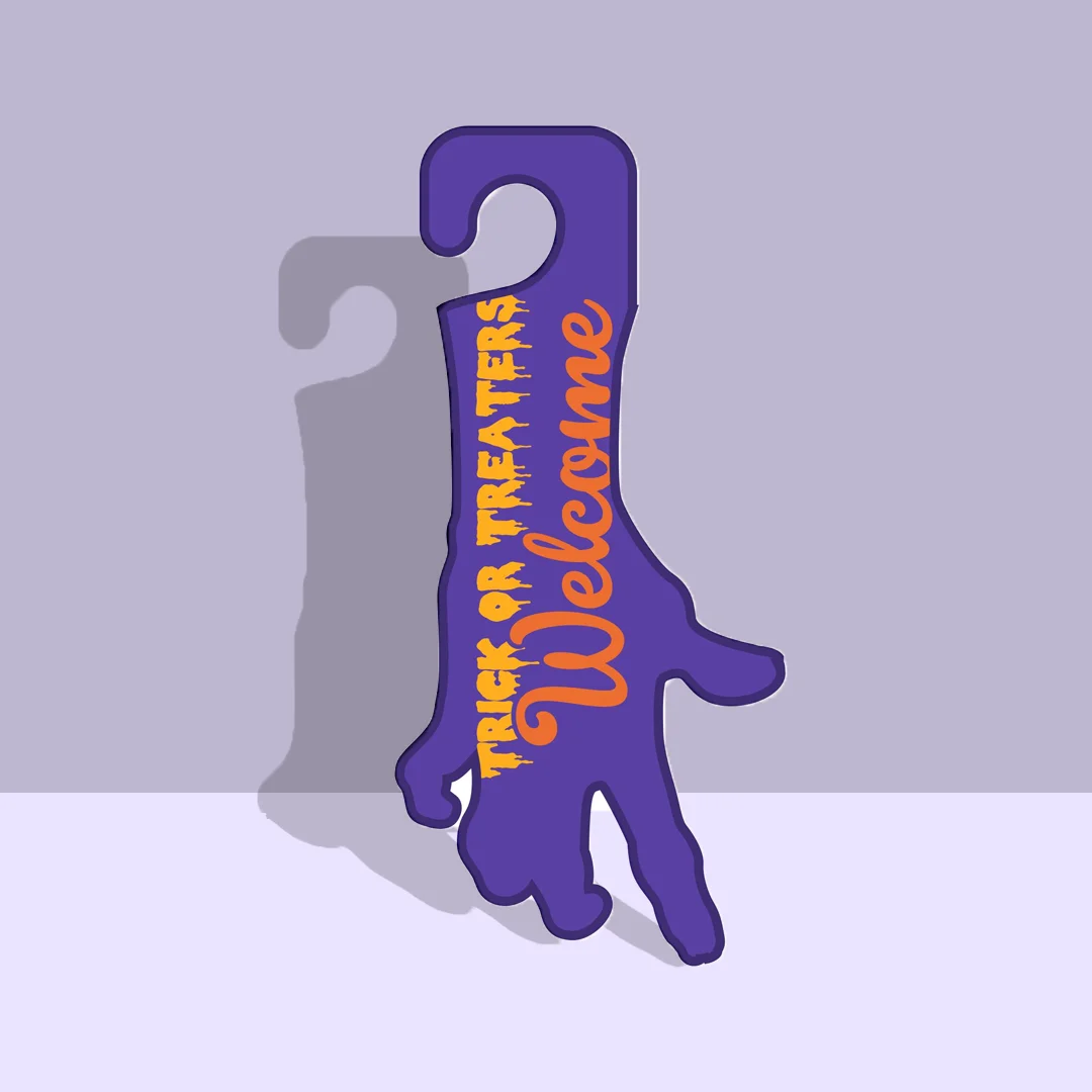 Halloween Door Hangers With Logo