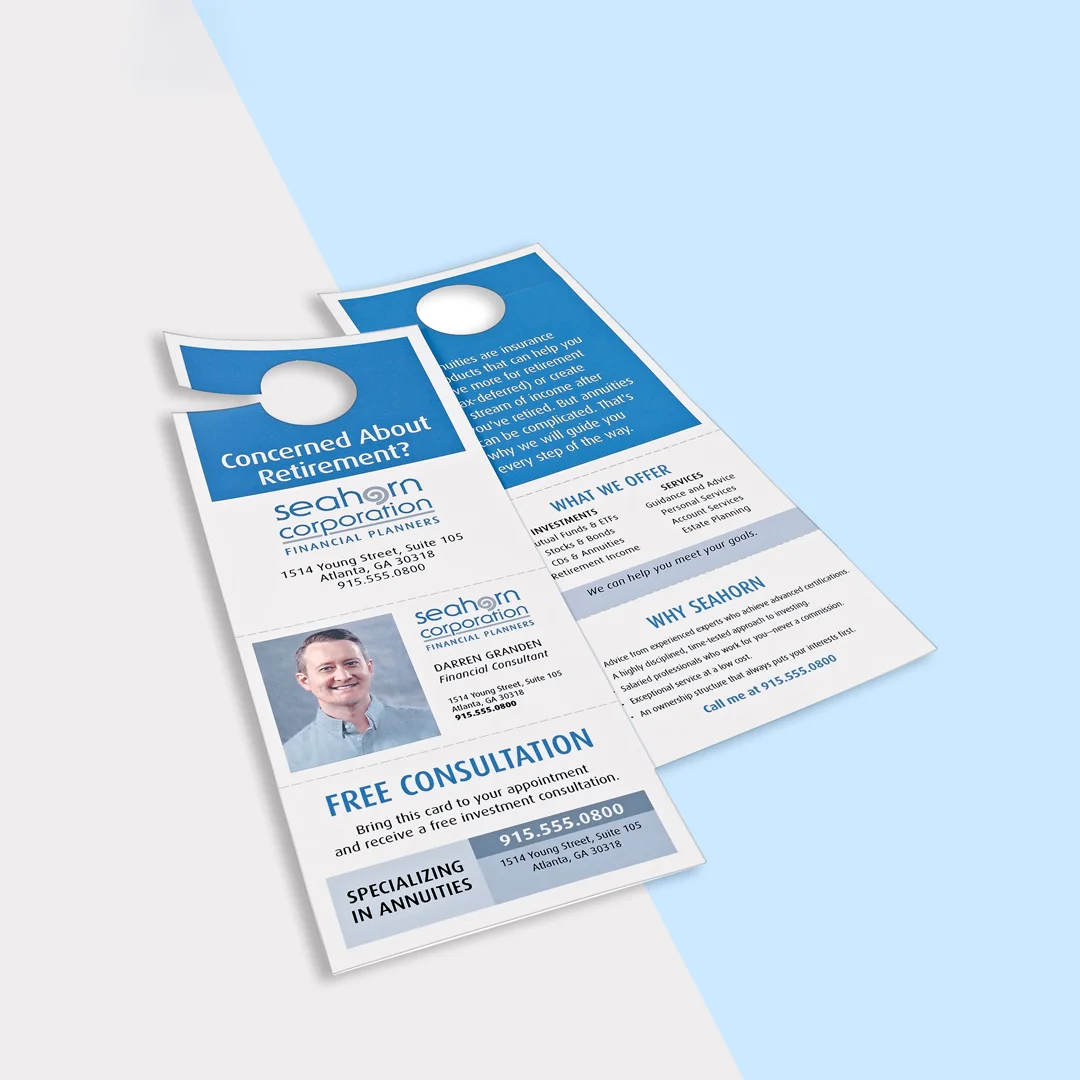 Political Door Hangers With Logo