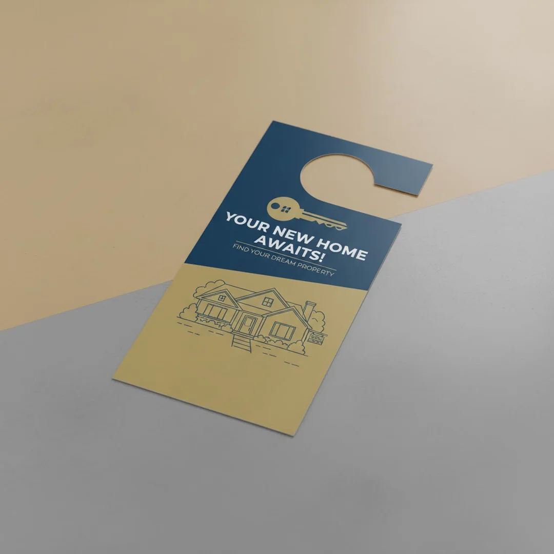Real Estate Door Hangers With Logo