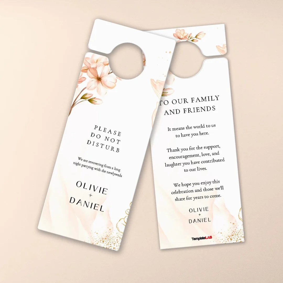 Valentine Door Hanger With Logo