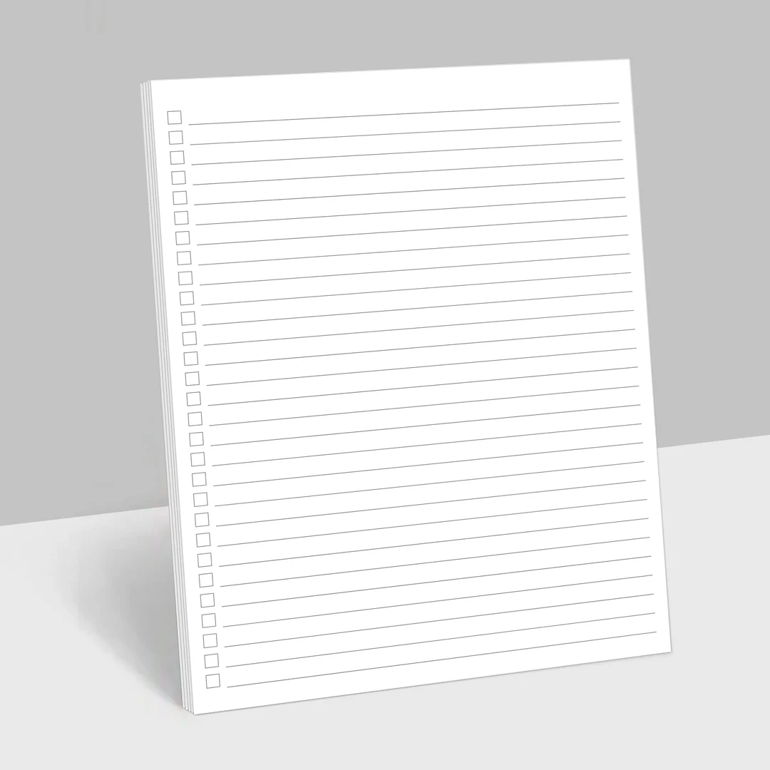 Custom 5.5 x 8.5 Notepad