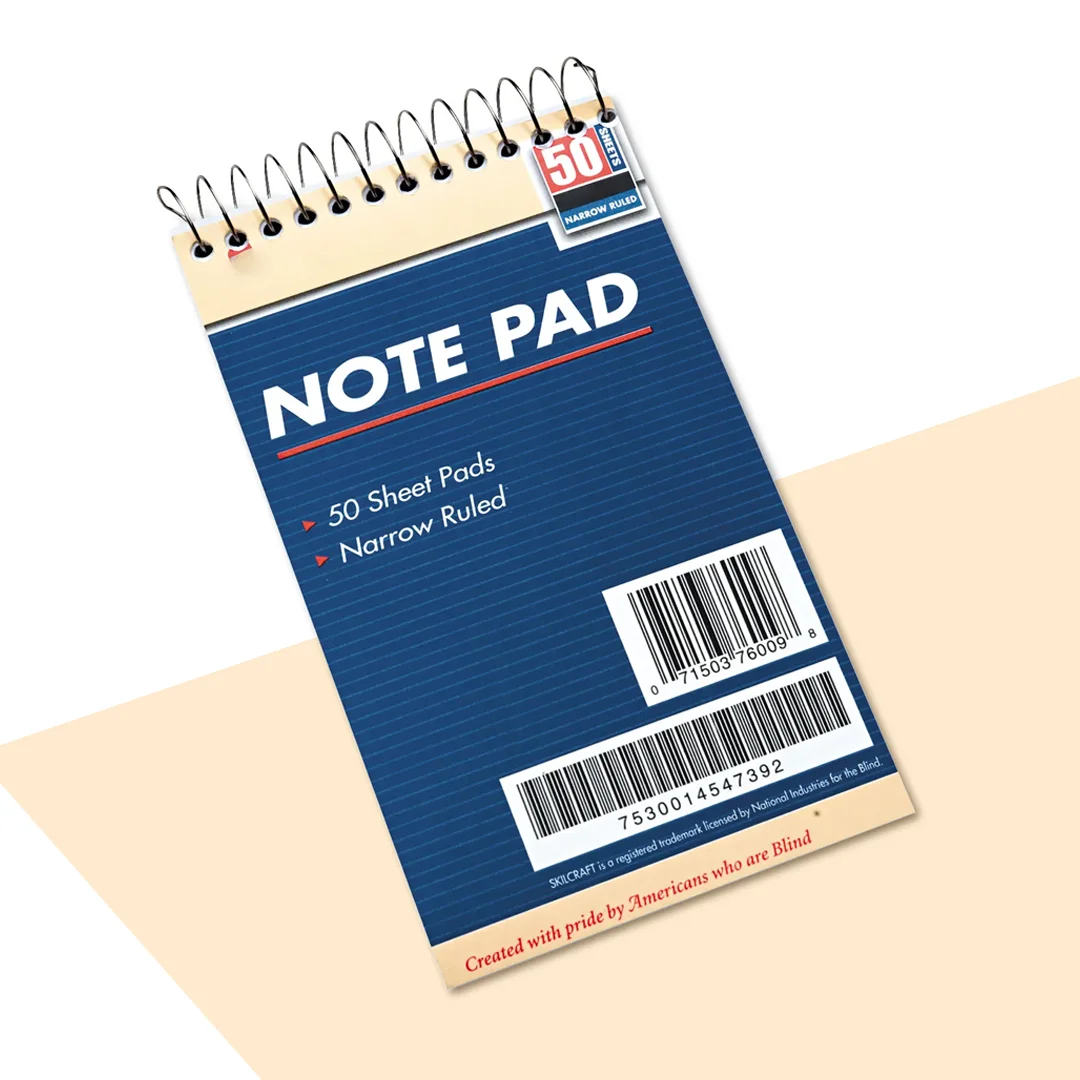 Printed 5.5 x 8.5 Notepad