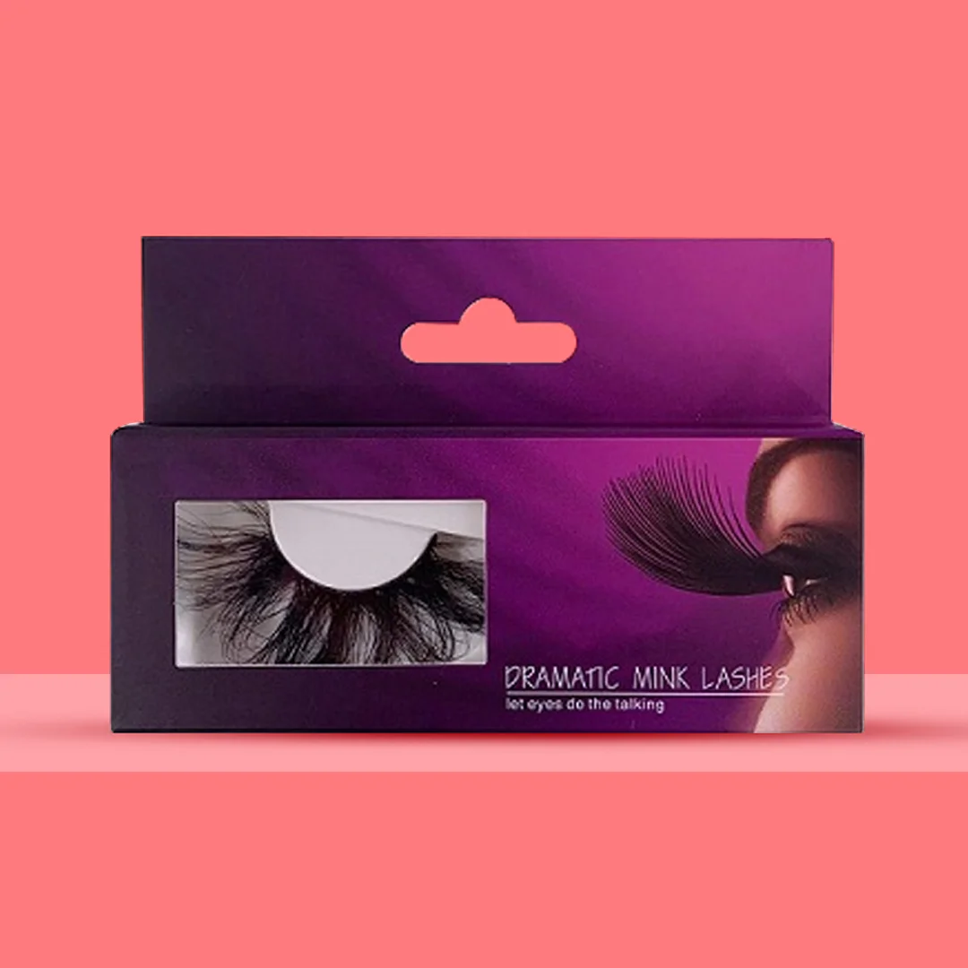 Printed Eyelash Hang Tab Boxes