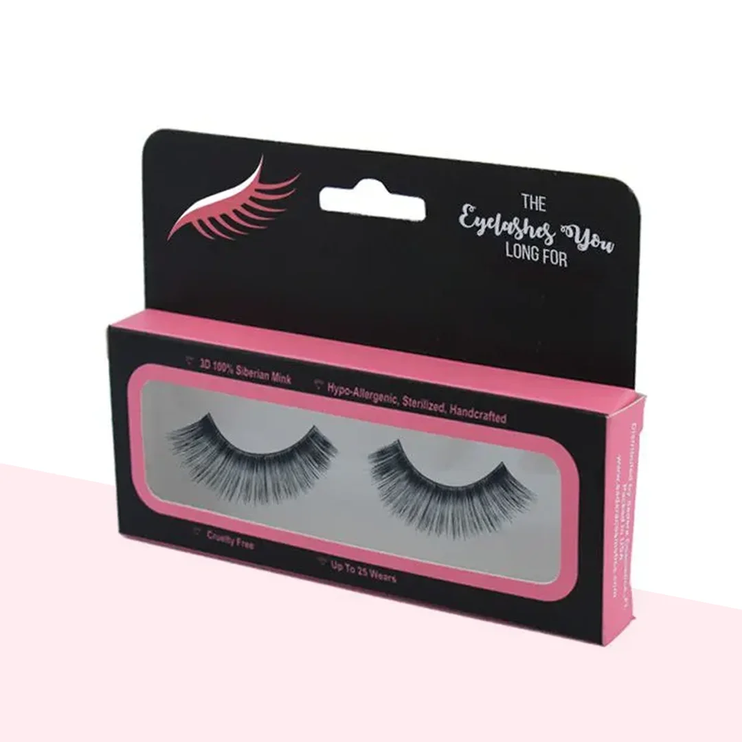 TheProductBoxes Eyelash Hang Tab Boxes