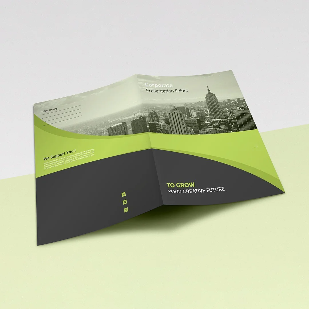 Custom Business Folders MOQ 500