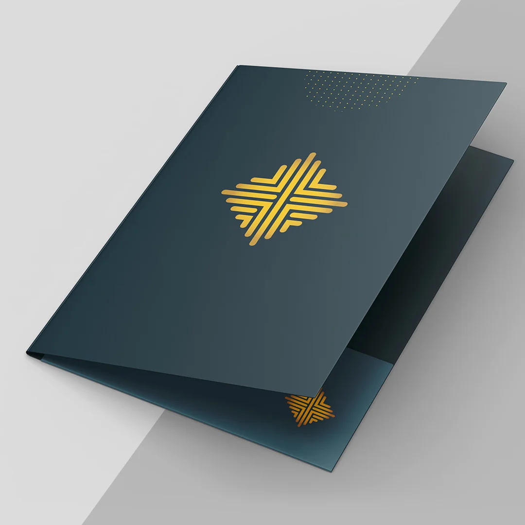Custom Logo Pocket Folders