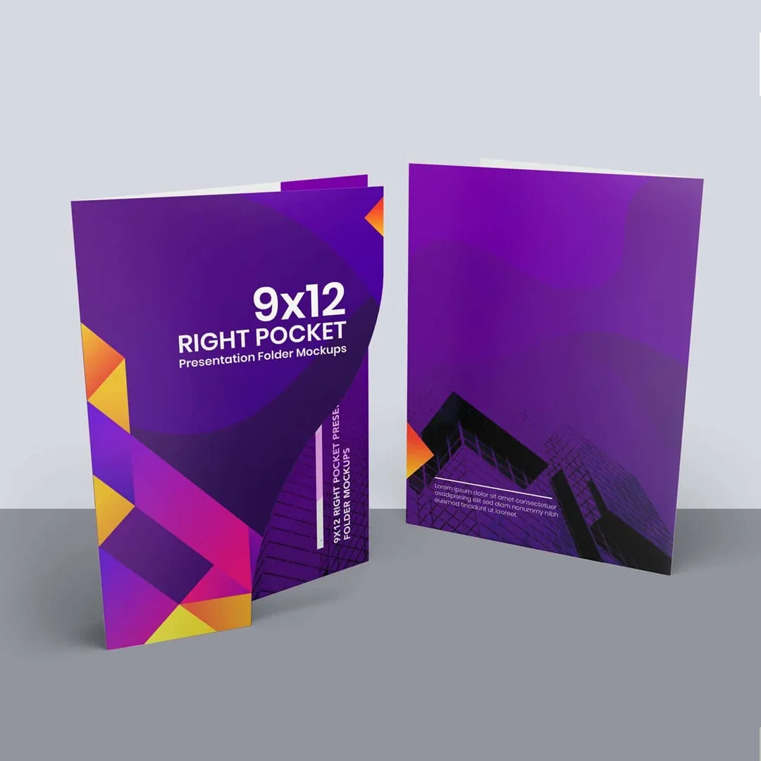 The Product Boxes Presentation Folders 9 x 12