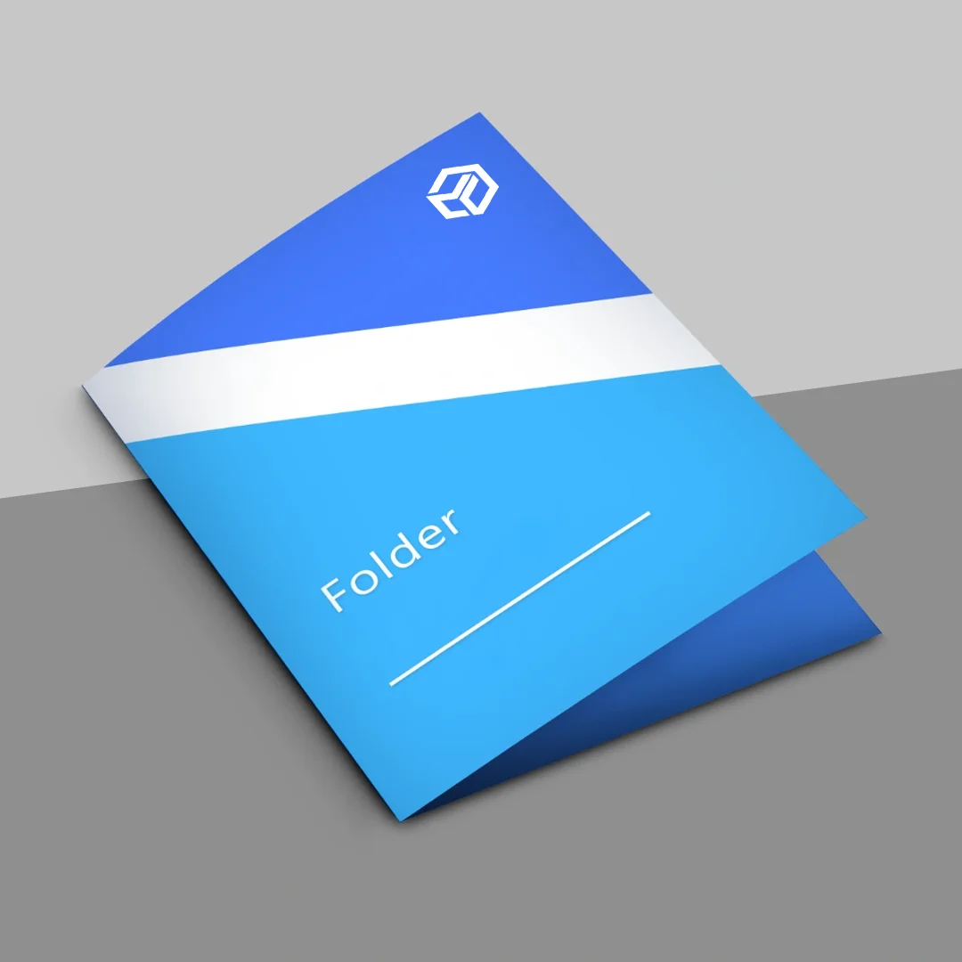 custom printed tax folders
