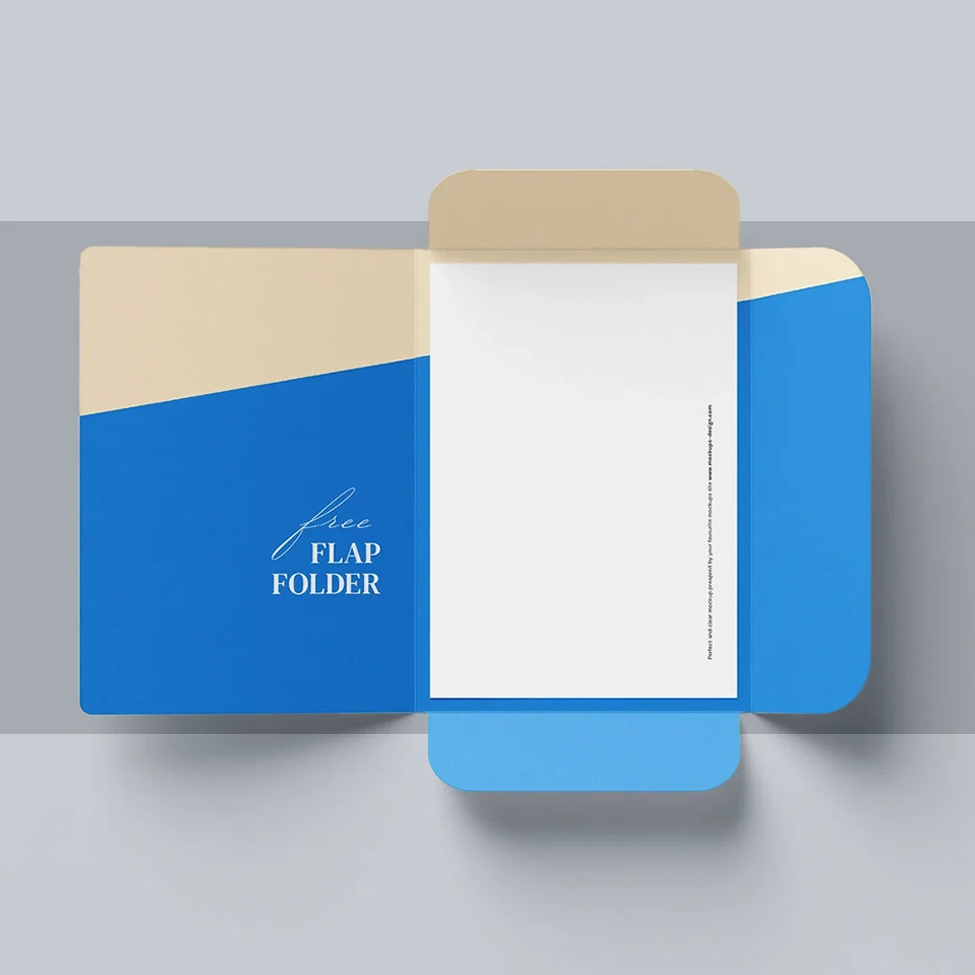 custom tax folders with logo