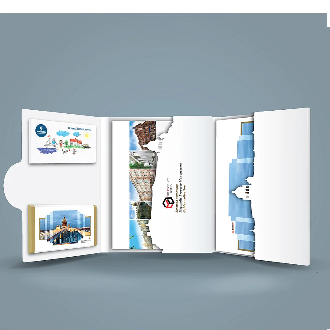 die cut folders by TheProductBoxes