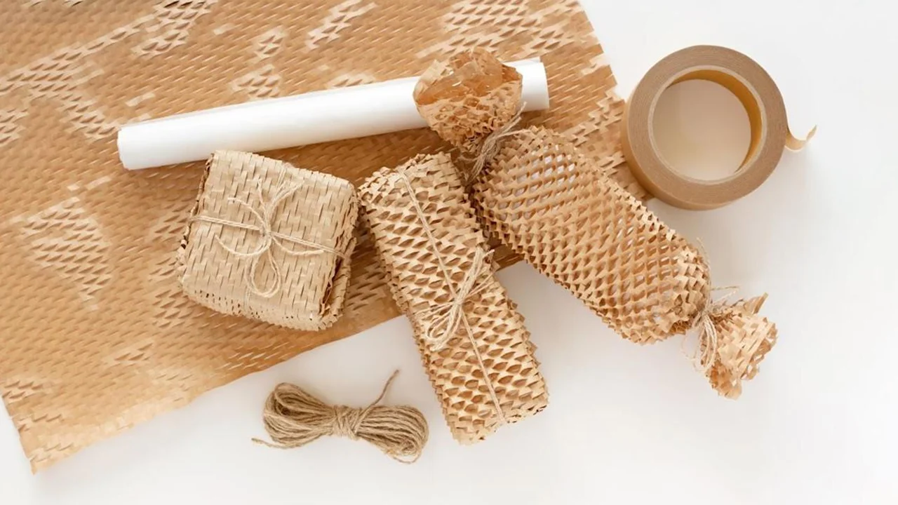 Uses of honeycomb packing paper
