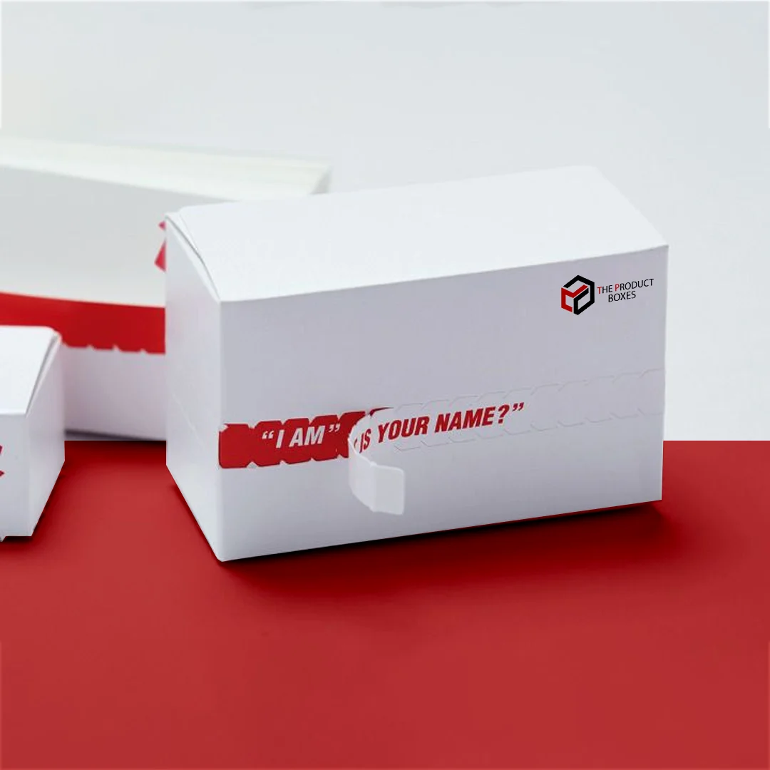 branded packaging with tear strip