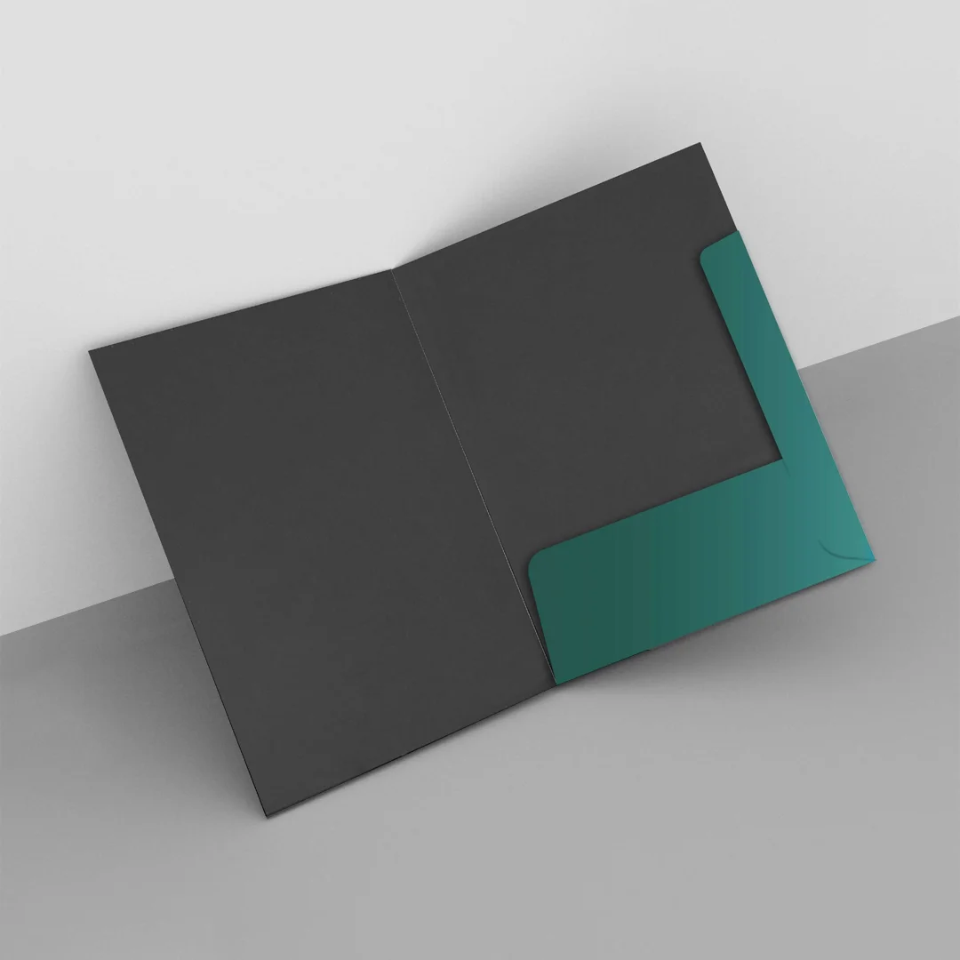 custom printed portfolio folders