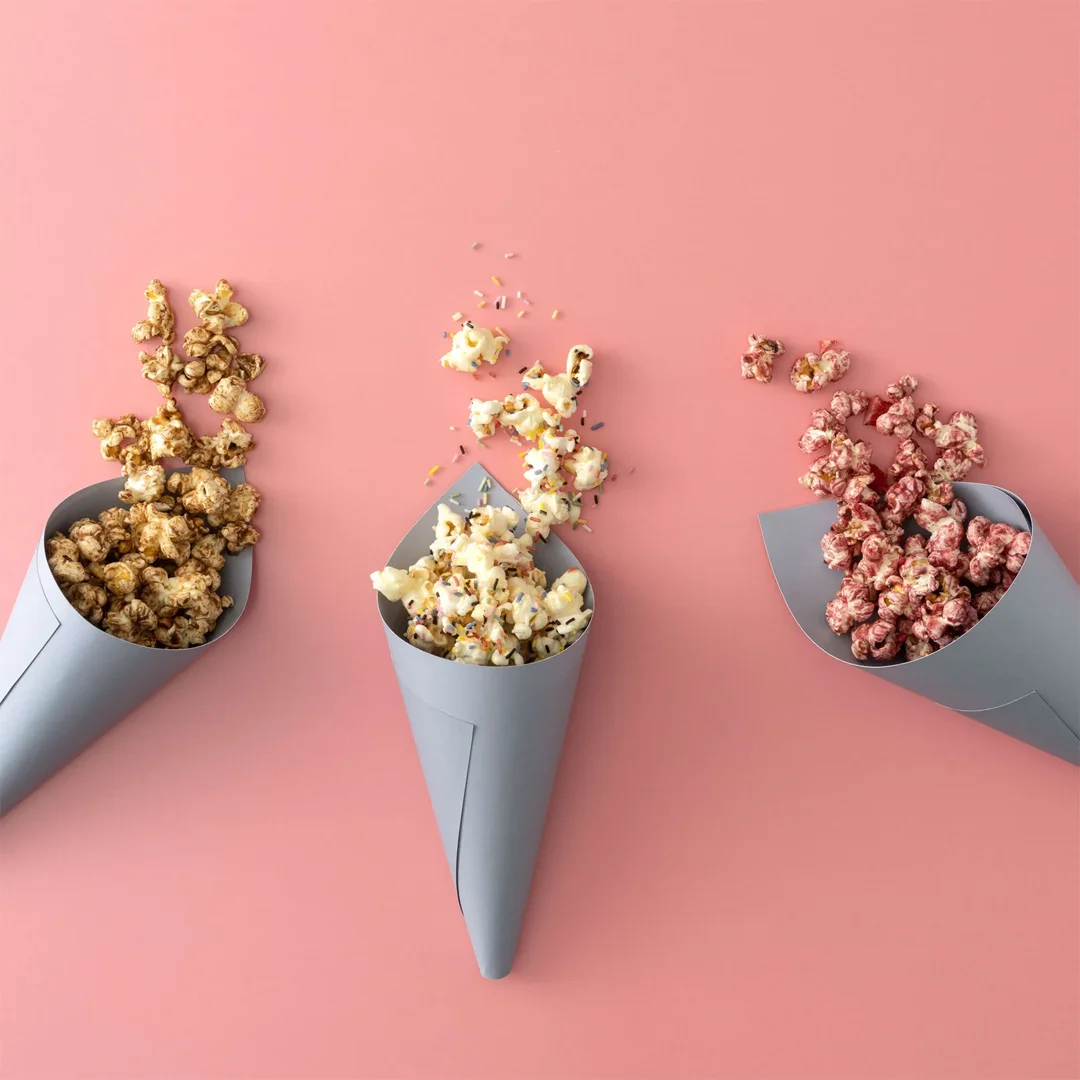 Eco Friendly Popcorn Cones