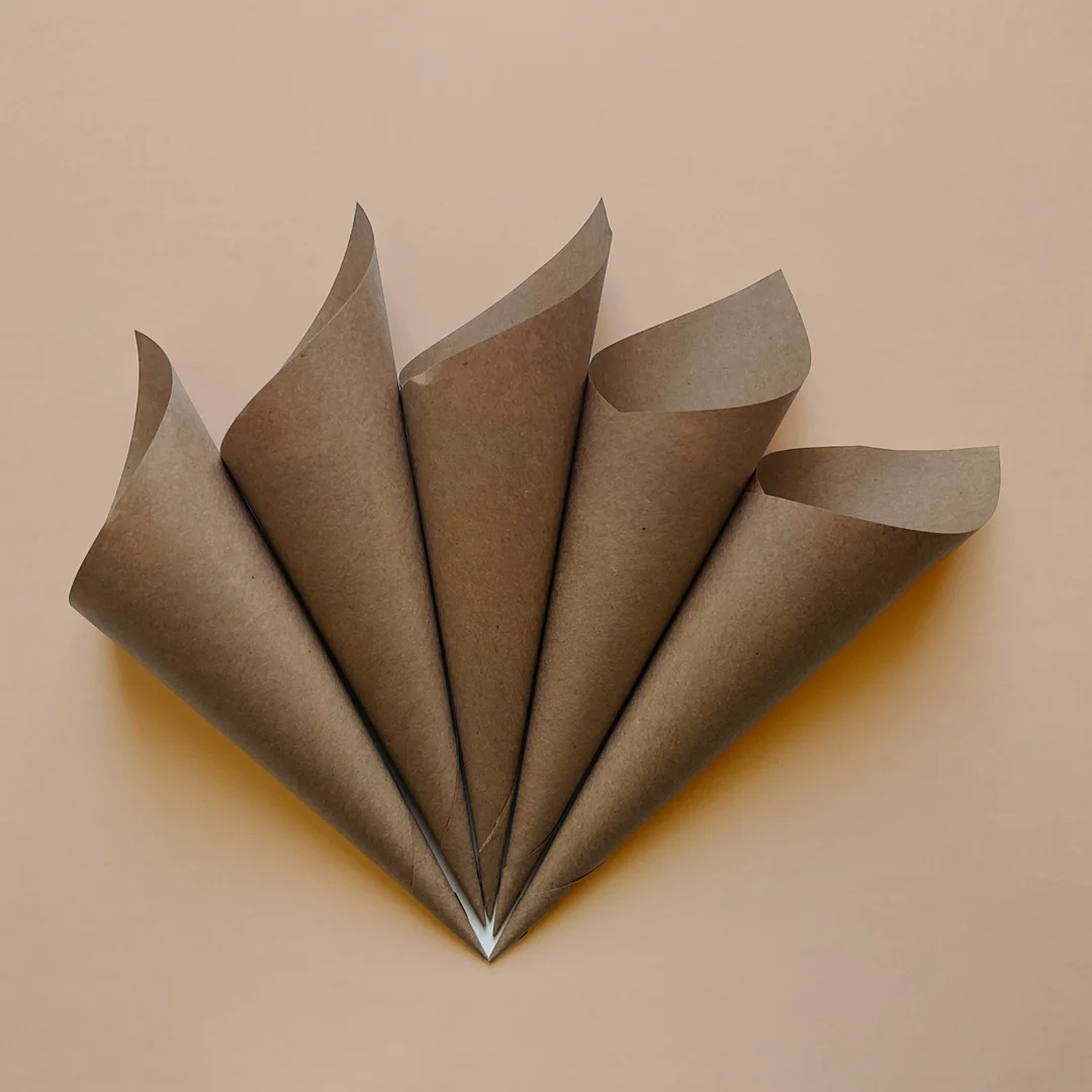 Food Grade Kraft Paper Cones