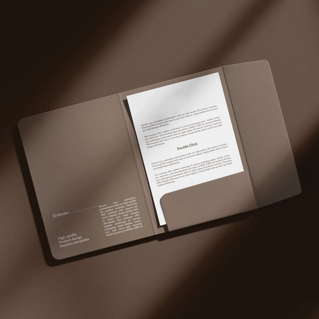 Strong Folder with Stitched Inserts