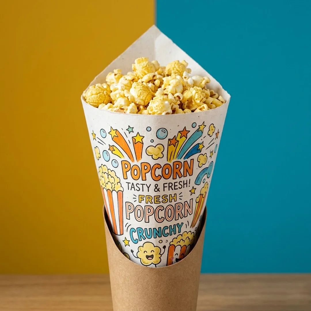 Takeaway Popcorn Cones
