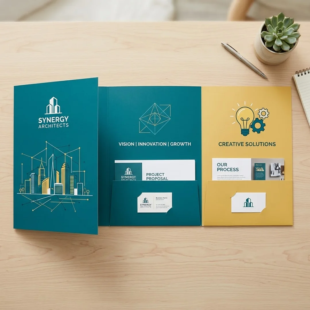 The Product Boxes 3 Panel Pocket Folder