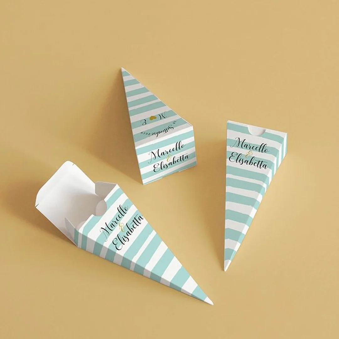 The Product Boxes Cone Shaped Favor Boxes