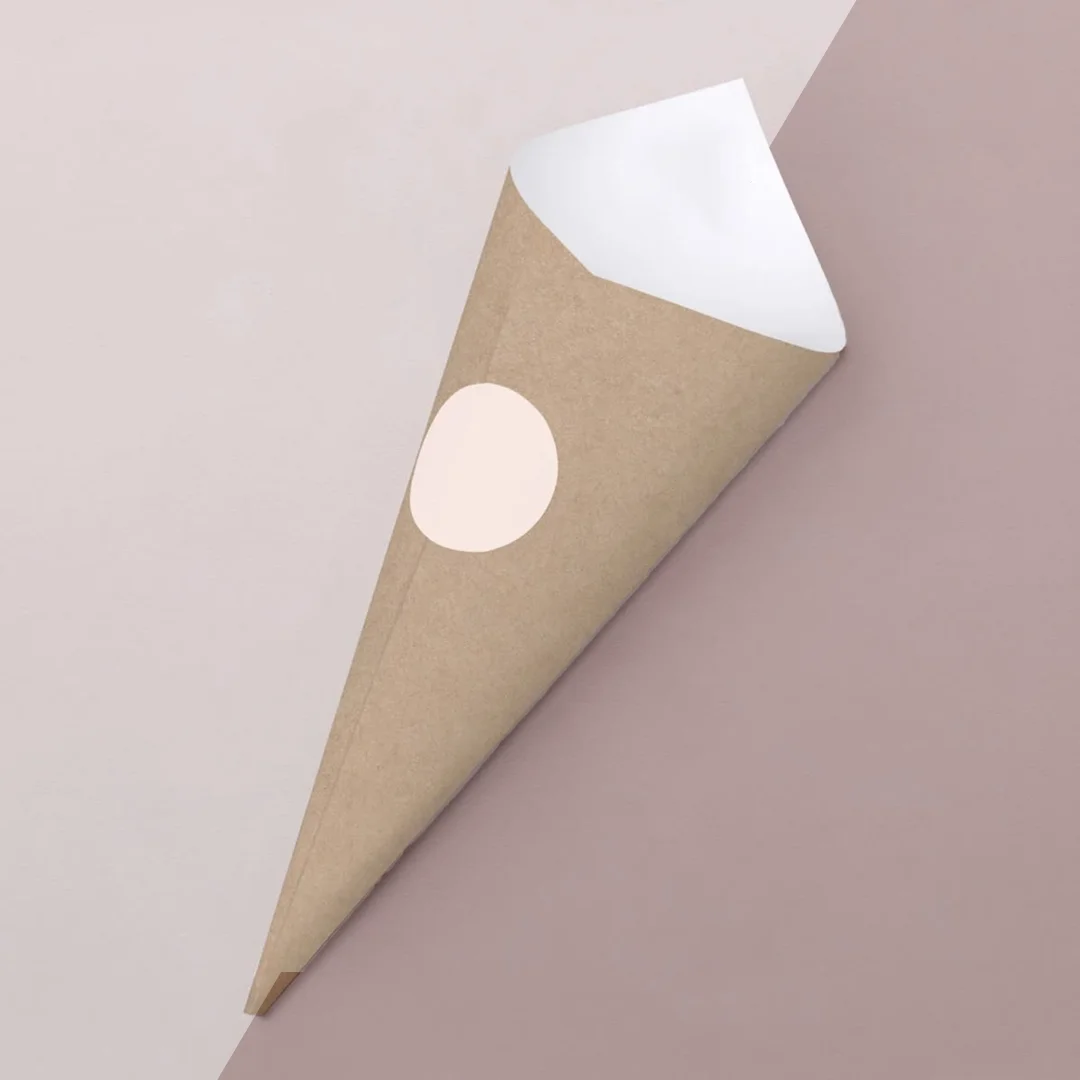 The Product Boxes Kraft Paper Cones
