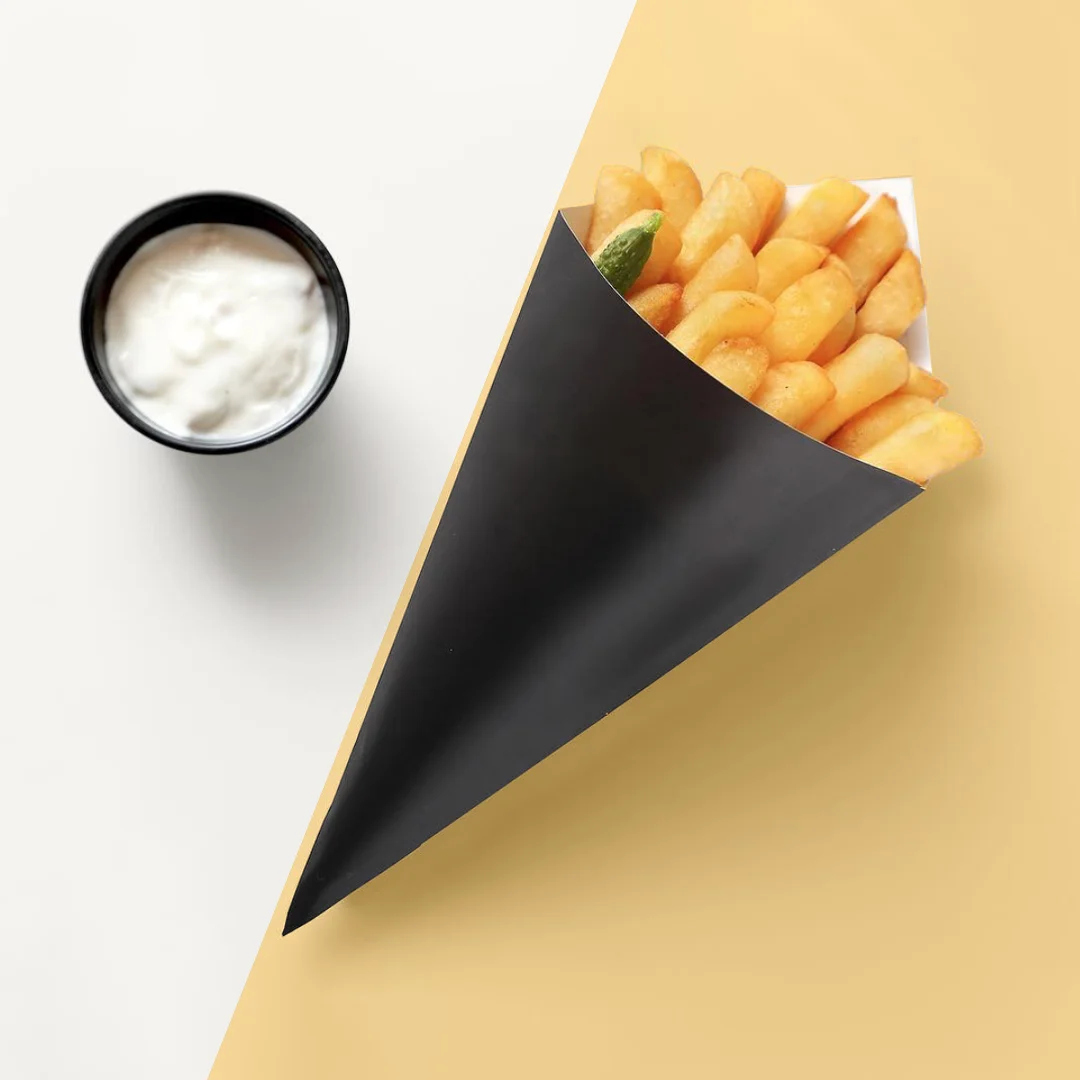 Food Serving Paper Cones