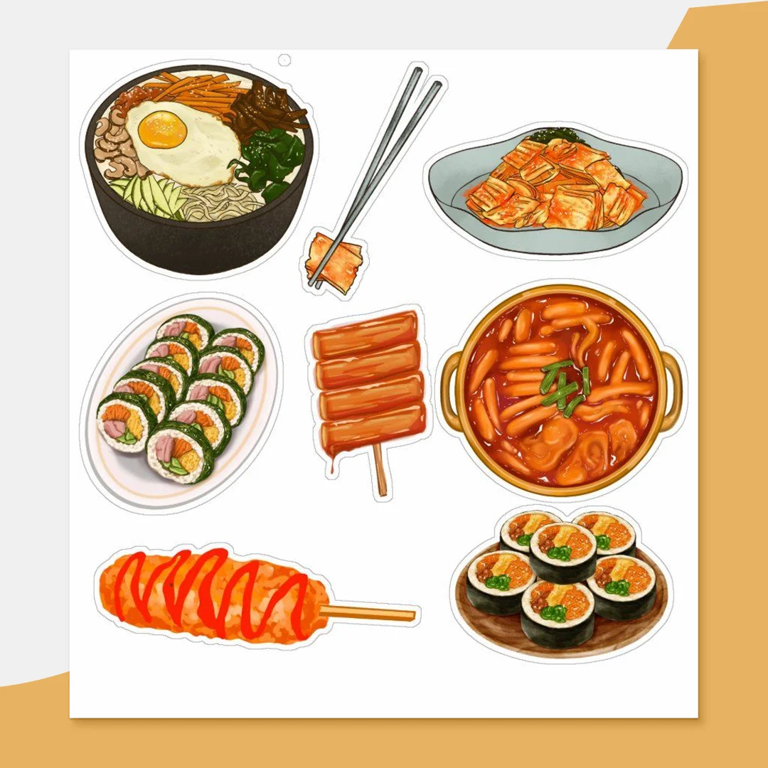 Personalized Food Stickers