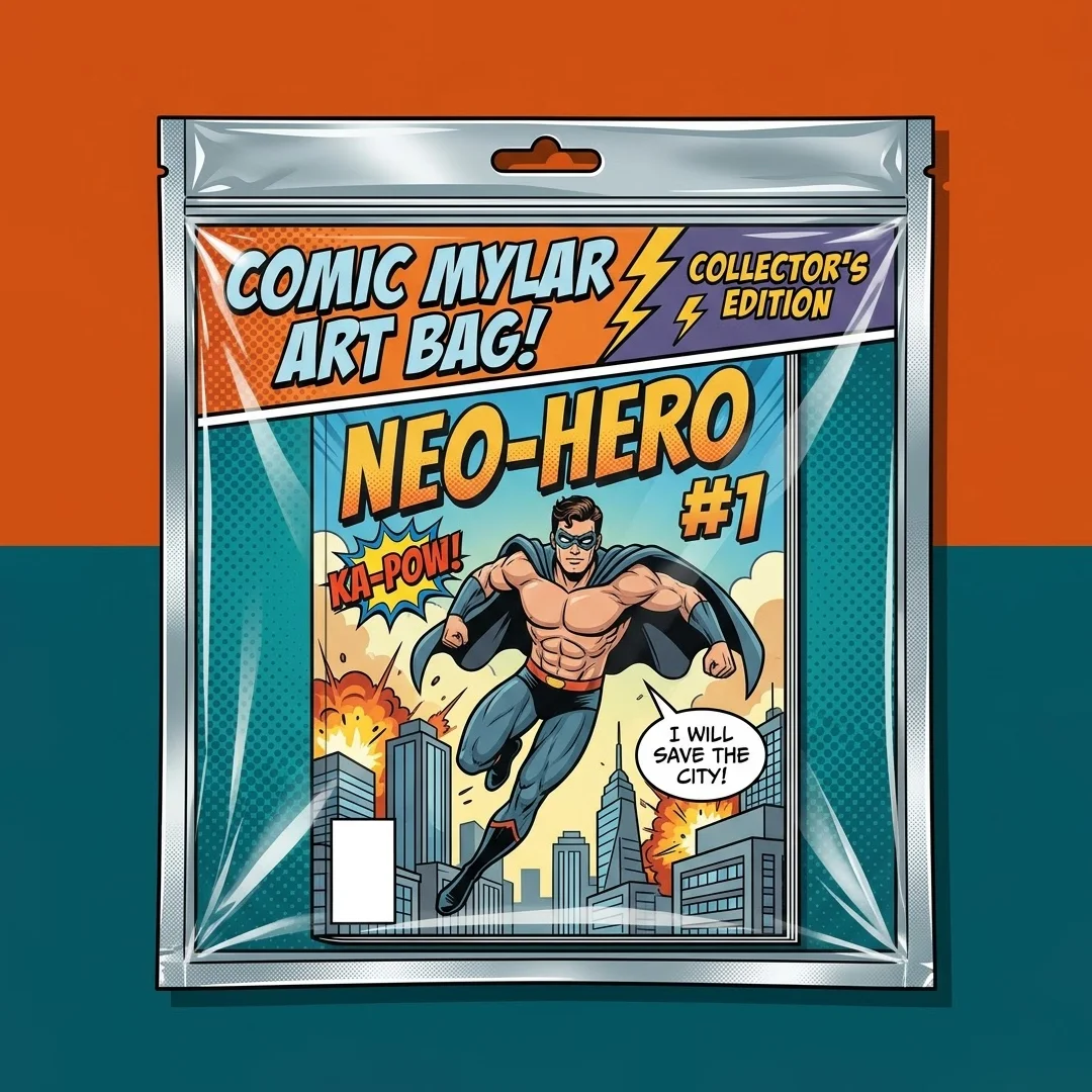 Printed Mylar Comic Bags