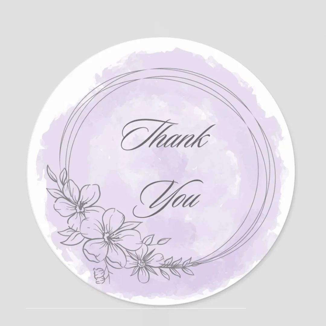 Thank You Logo Stickers
