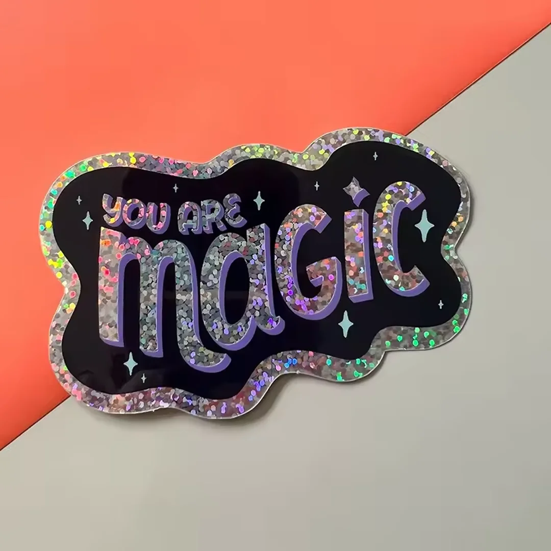 Custom Glitter Stickers