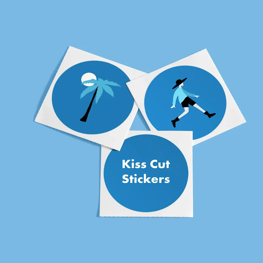 Die Cut Kiss Stickers