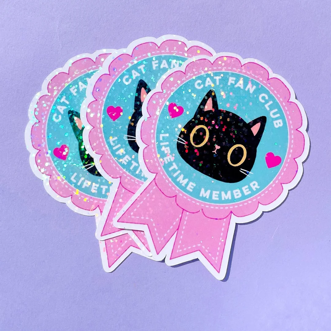 Glitter Label Stickers
