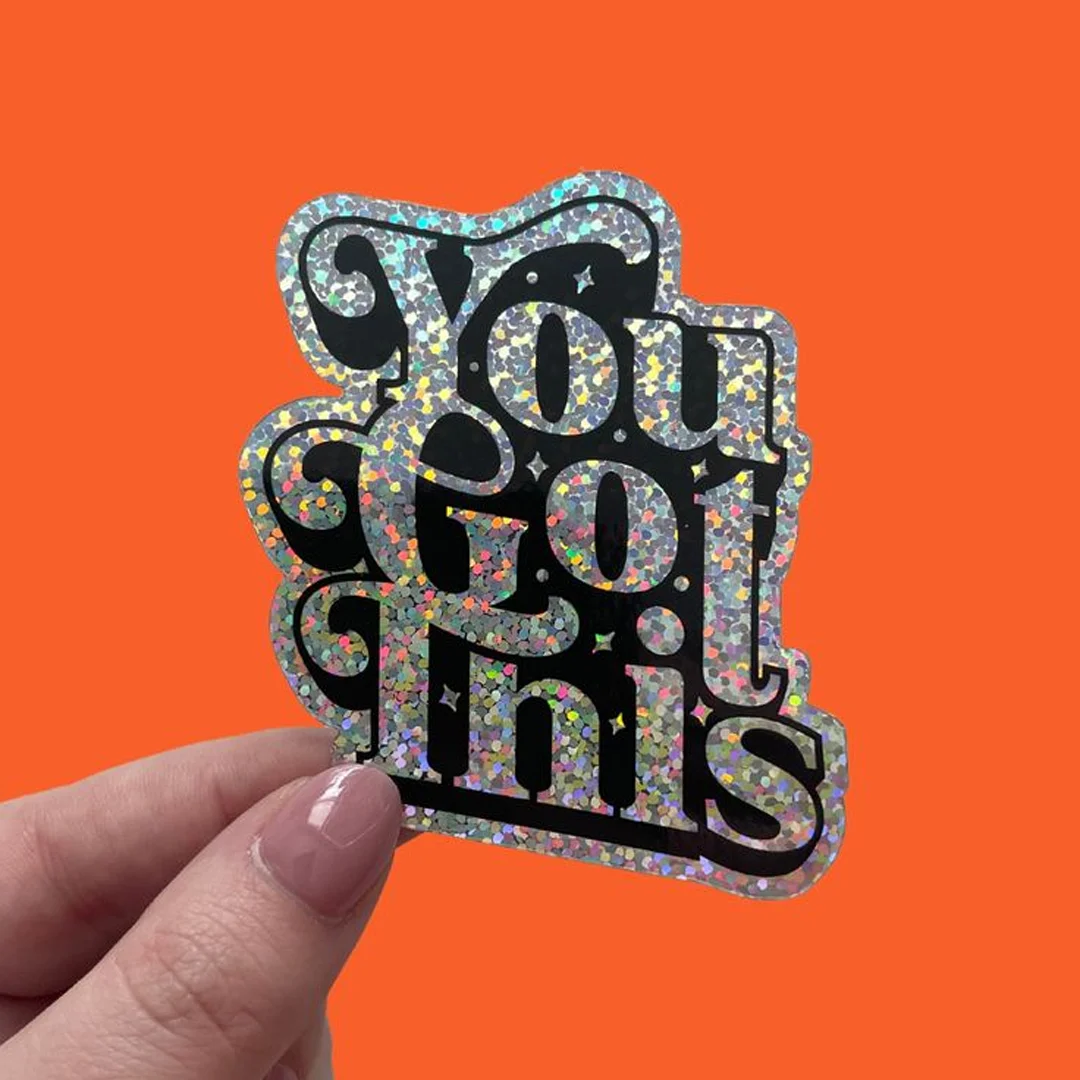Glitter Vinyl Stickers