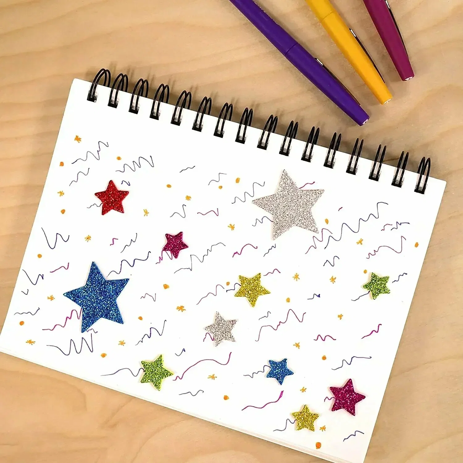 Personalized Glitter Stickers