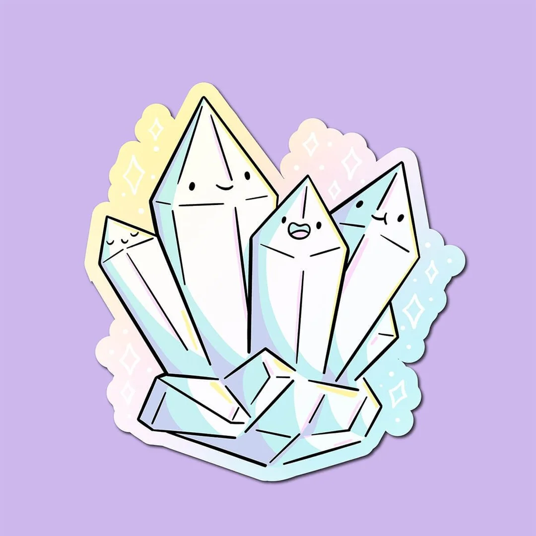 The Product Boxes Crystal Stickers