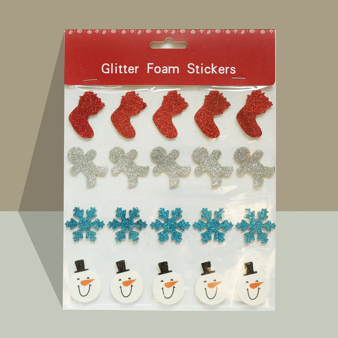The Product Boxes Glitter Stickers