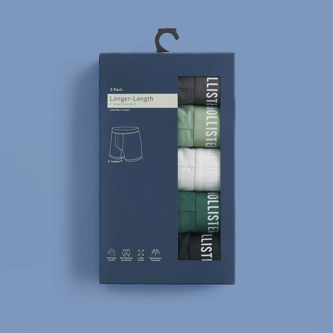 Textile Boxer Packaging Boxes
